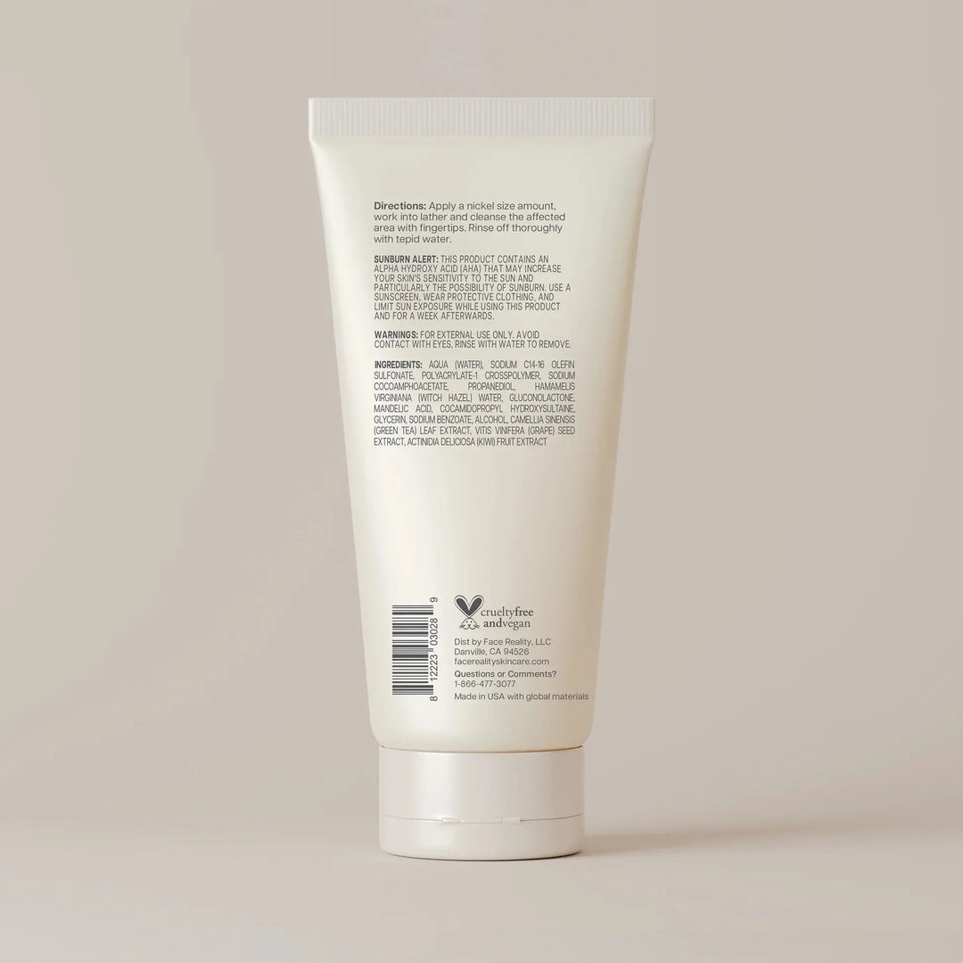 Face Reality Mandelic Face and Body Wash (login required) Face Reality Cleanse Face & Body Bar