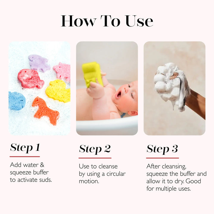 Farm Animals Assorted Pack Spongellé Cleanse Face & Body Bar