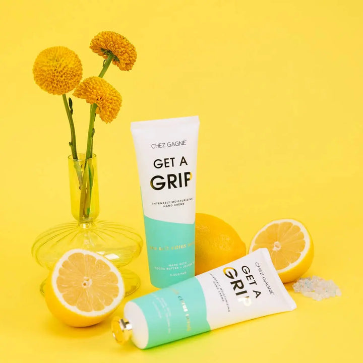 Get A Grip Moisturizing Hand Crème – Sea Salt, Citrus &amp; Neroli Chez Gagné Cleanse Face &amp; Body Bar