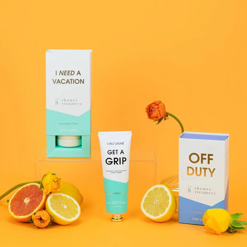 Get A Grip Moisturizing Hand Crème – Sea Salt, Citrus &amp; Neroli Chez Gagné Cleanse Face &amp; Body Bar