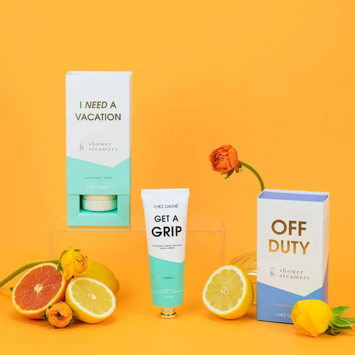 Get A Grip Moisturizing Hand Crème – Sea Salt, Citrus &amp; Neroli Chez Gagné Cleanse Face &amp; Body Bar