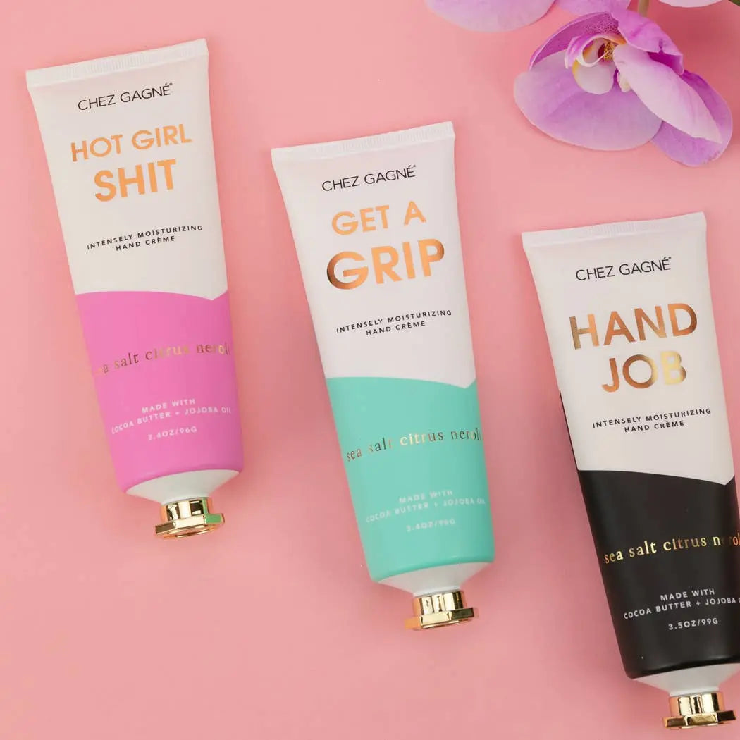 Get A Grip Moisturizing Hand Crème – Sea Salt, Citrus &amp; Neroli Chez Gagné Cleanse Face &amp; Body Bar