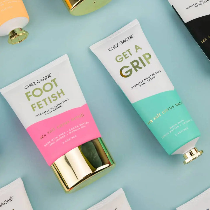 Get A Grip Moisturizing Hand Crème – Sea Salt, Citrus &amp; Neroli Chez Gagné Cleanse Face &amp; Body Bar