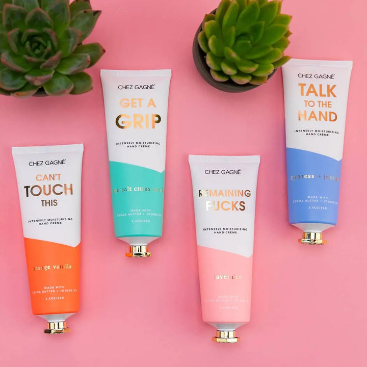 Get A Grip Moisturizing Hand Crème – Sea Salt, Citrus &amp; Neroli Chez Gagné Cleanse Face &amp; Body Bar