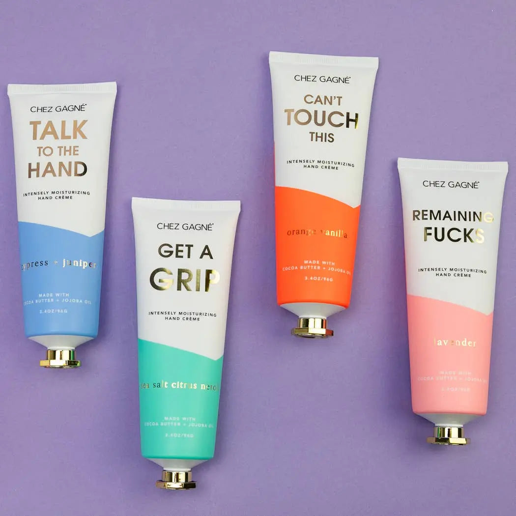 Get A Grip Moisturizing Hand Crème – Sea Salt, Citrus &amp; Neroli Chez Gagné Cleanse Face &amp; Body Bar