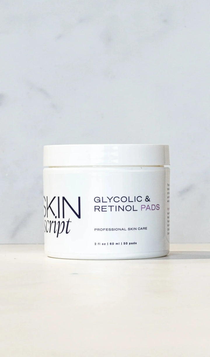 Skin Script Glycolic and Retinol Pads Skin Script Cleanse Face & Body Bar