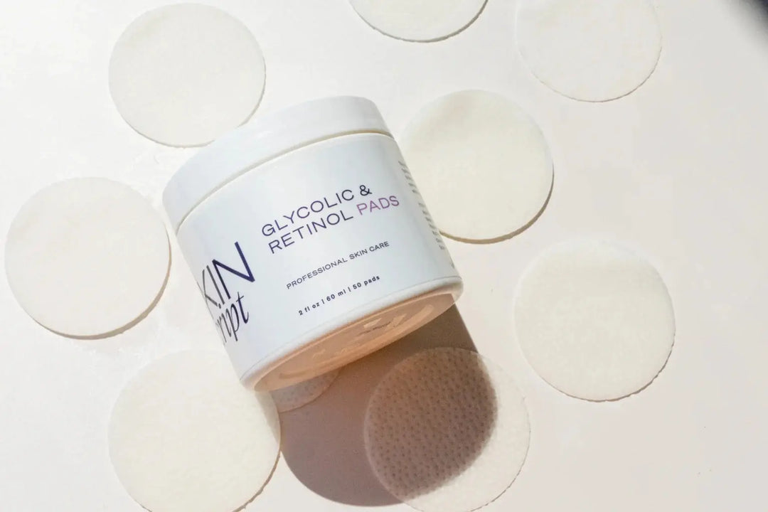 Skin Script Pads Skin Script Glycolic & Retinol Pads | Brighten & Resurface | Cleanse ...