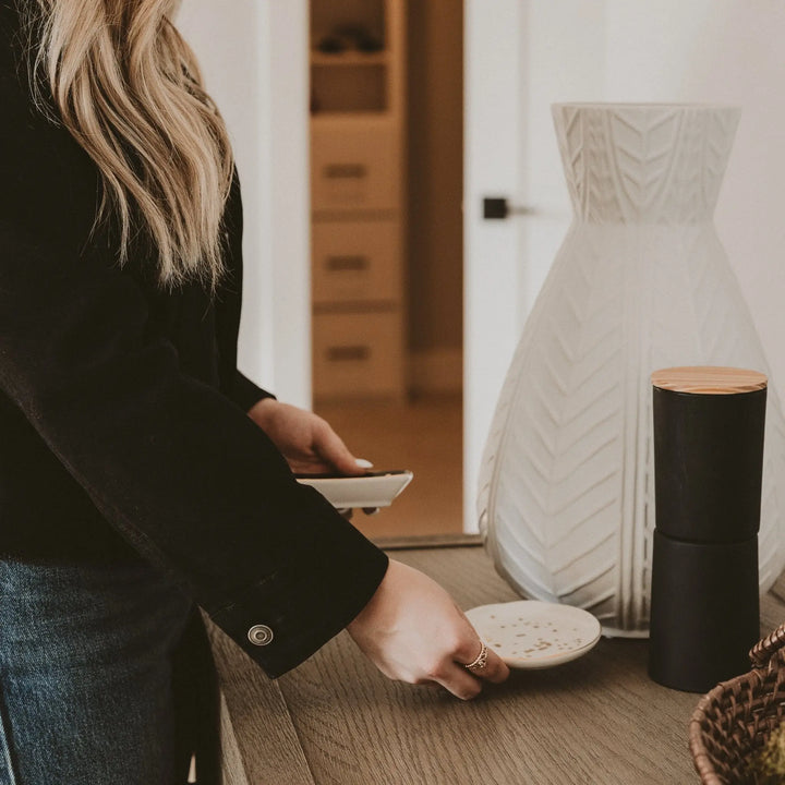 Gold Speckled Jewelry Dish Sweet Water Decor Cleanse Face & Body Bar