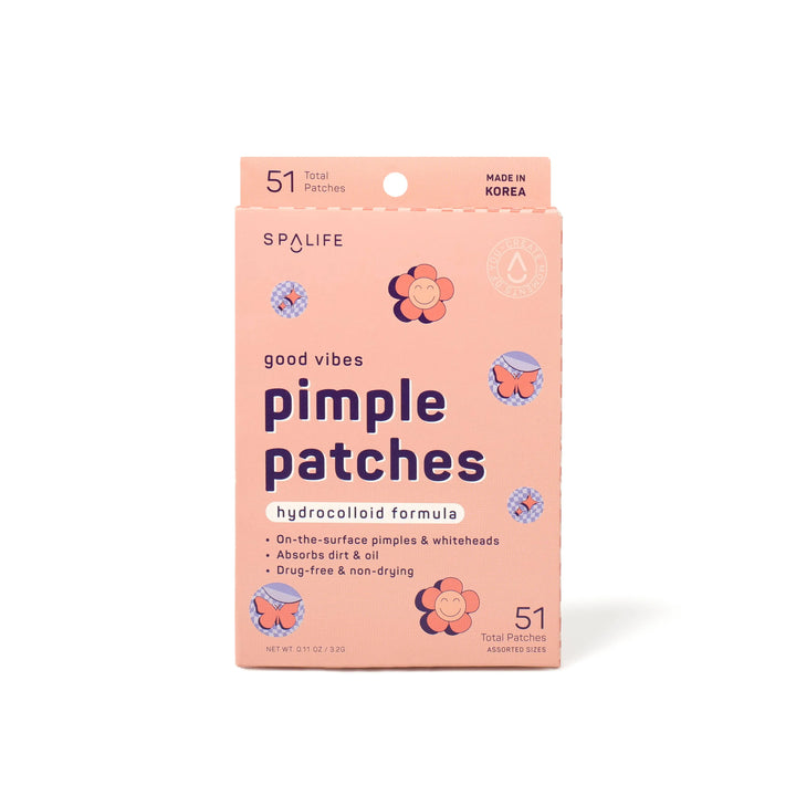 Good Vibes, Butterfly &amp; Flowers Hydrocolloid Pimple Patches