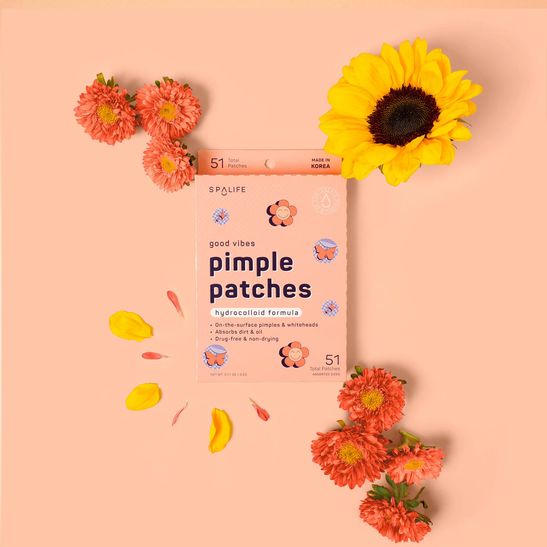 Good Vibes, Butterfly &amp; Flowers Hydrocolloid Pimple Patches