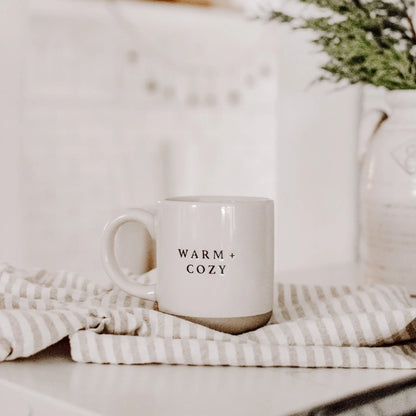 Warm and Cozy 14oz. Stoneware Coffee Mug - cleansefaceandbodybar