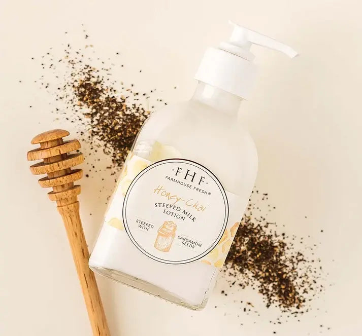 HONEY-CHAI STEEPED MILK LOTION® cleansefaceandbodybar Cleanse Face &amp; Body Bar