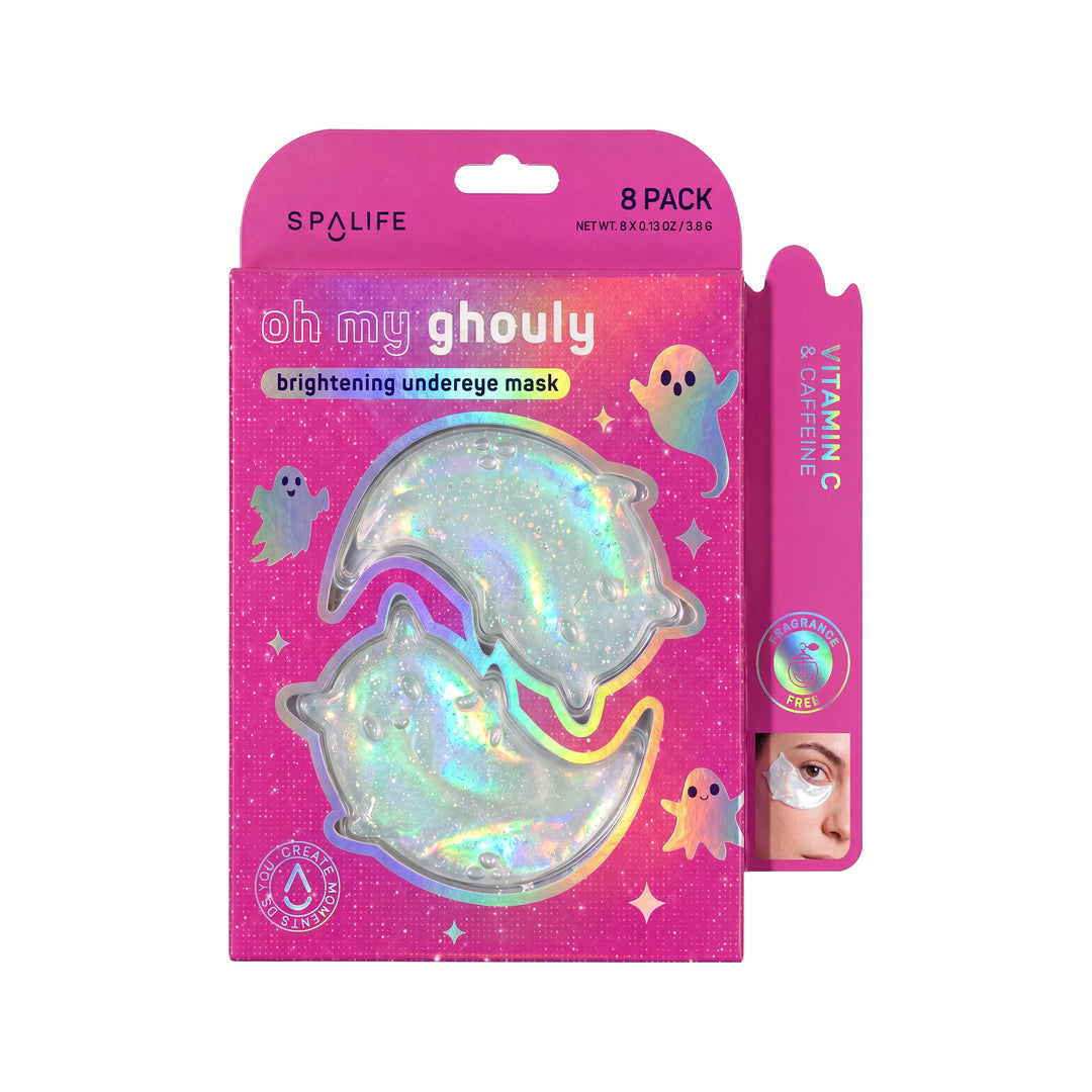 Halloween Oh My Ghouly Hydrogel Undereye Patches  | 8 Pack | Limited Edition My Spa Life Cleanse Face &amp; Body Bar
