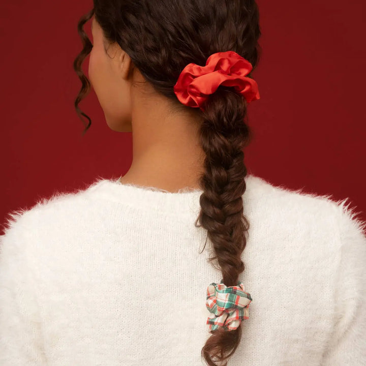 Kitsch Holiday Scrunchie plaid