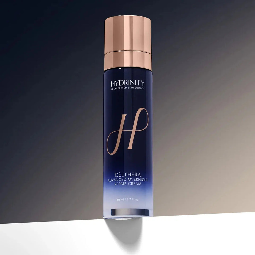 Hydrinity CÉLTHERA Advanced Overnight Repair Cream front packaging