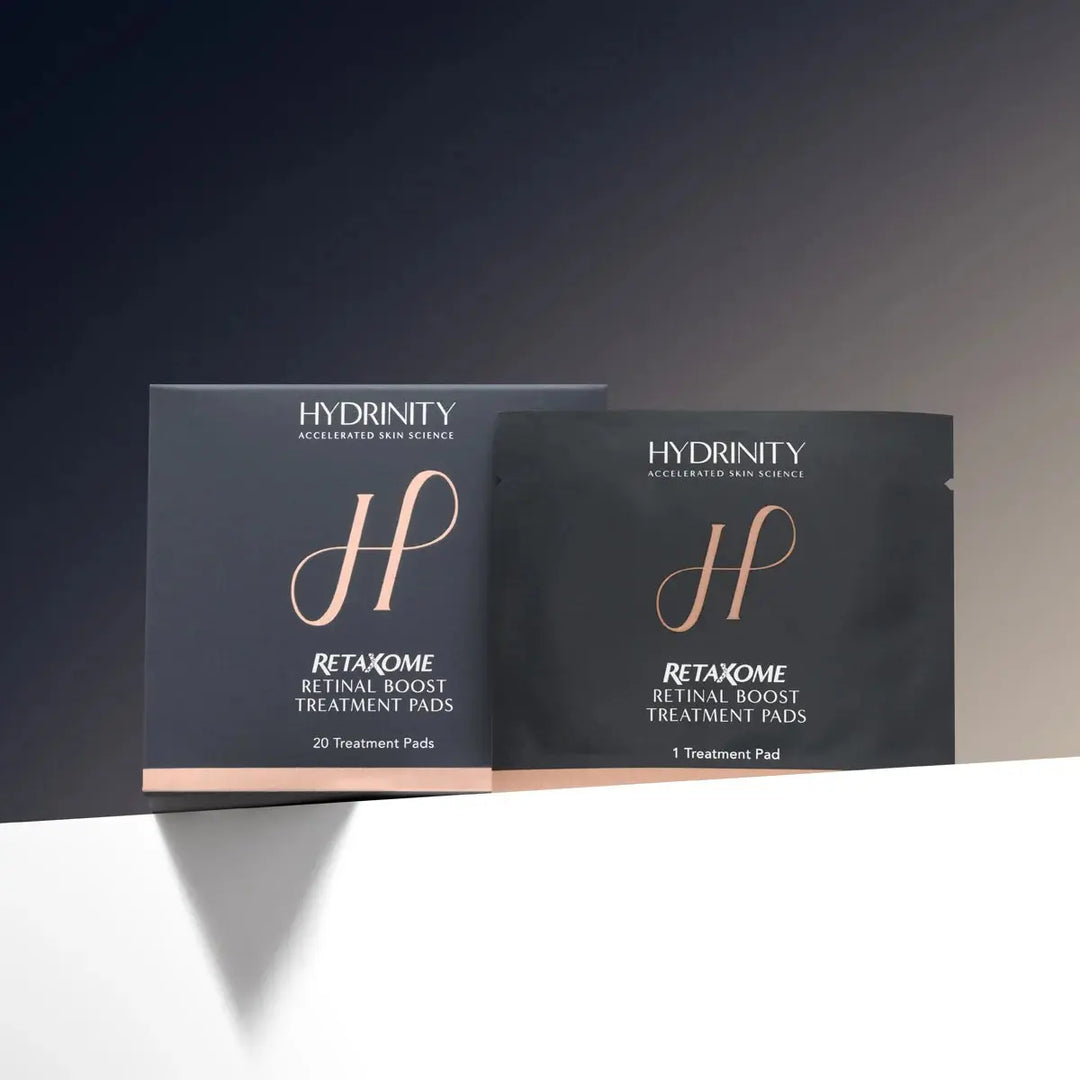 Hydrinity RetaXome Retinal Boost Treatment Pads cleansefaceandbodybar Cleanse Face &amp; Body Bar