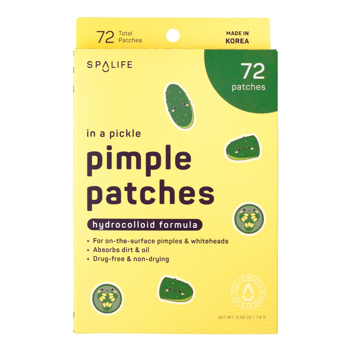In a Pickle Hydrocolloid Pimple Patches - 72Pickles My Spa Life Cleanse Face &amp; Body Bar