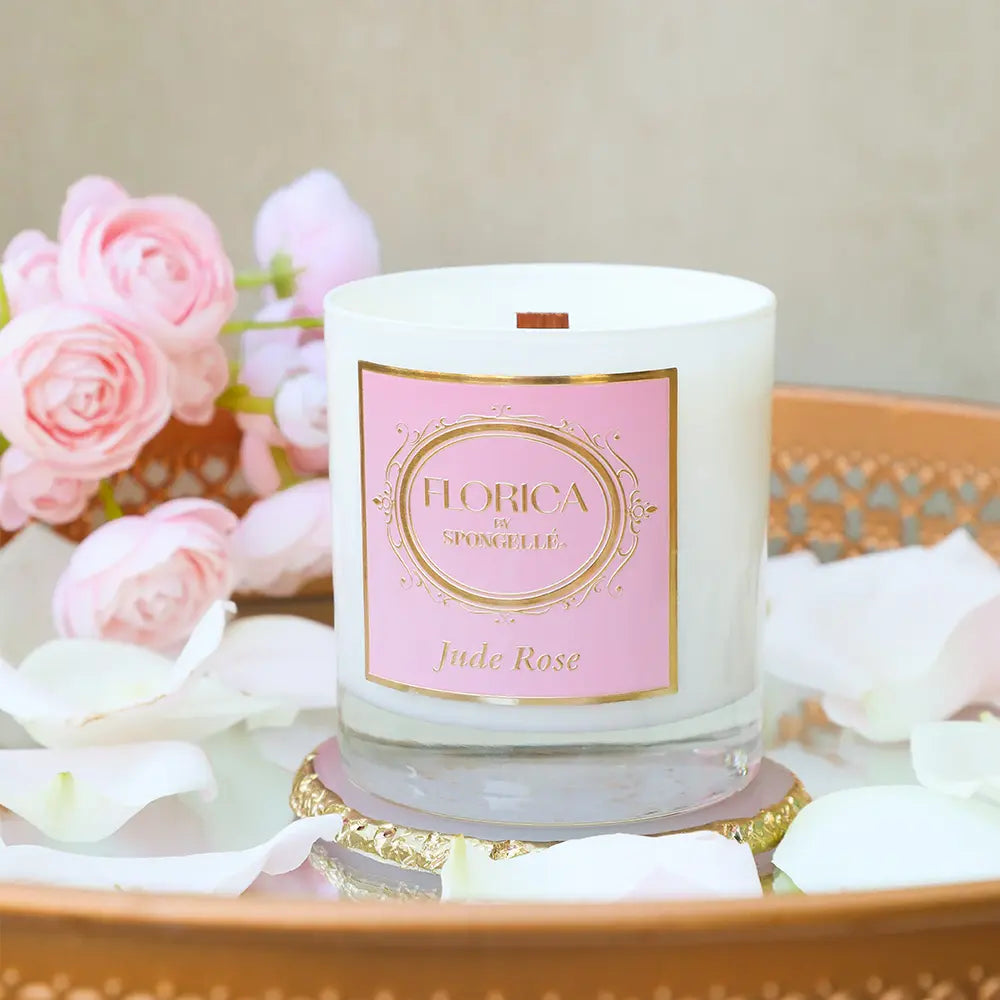 Jude Rose Candle | Florica Spongellé Cleanse Face & Body Bar