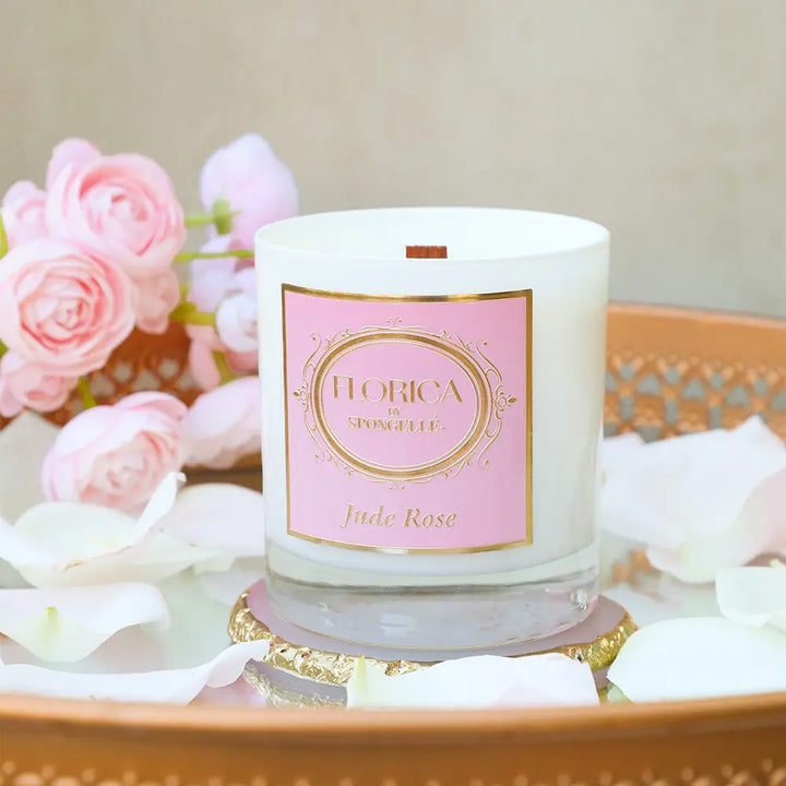 Jude Rose Candle | Florica Spongellé Cleanse Face & Body Bar