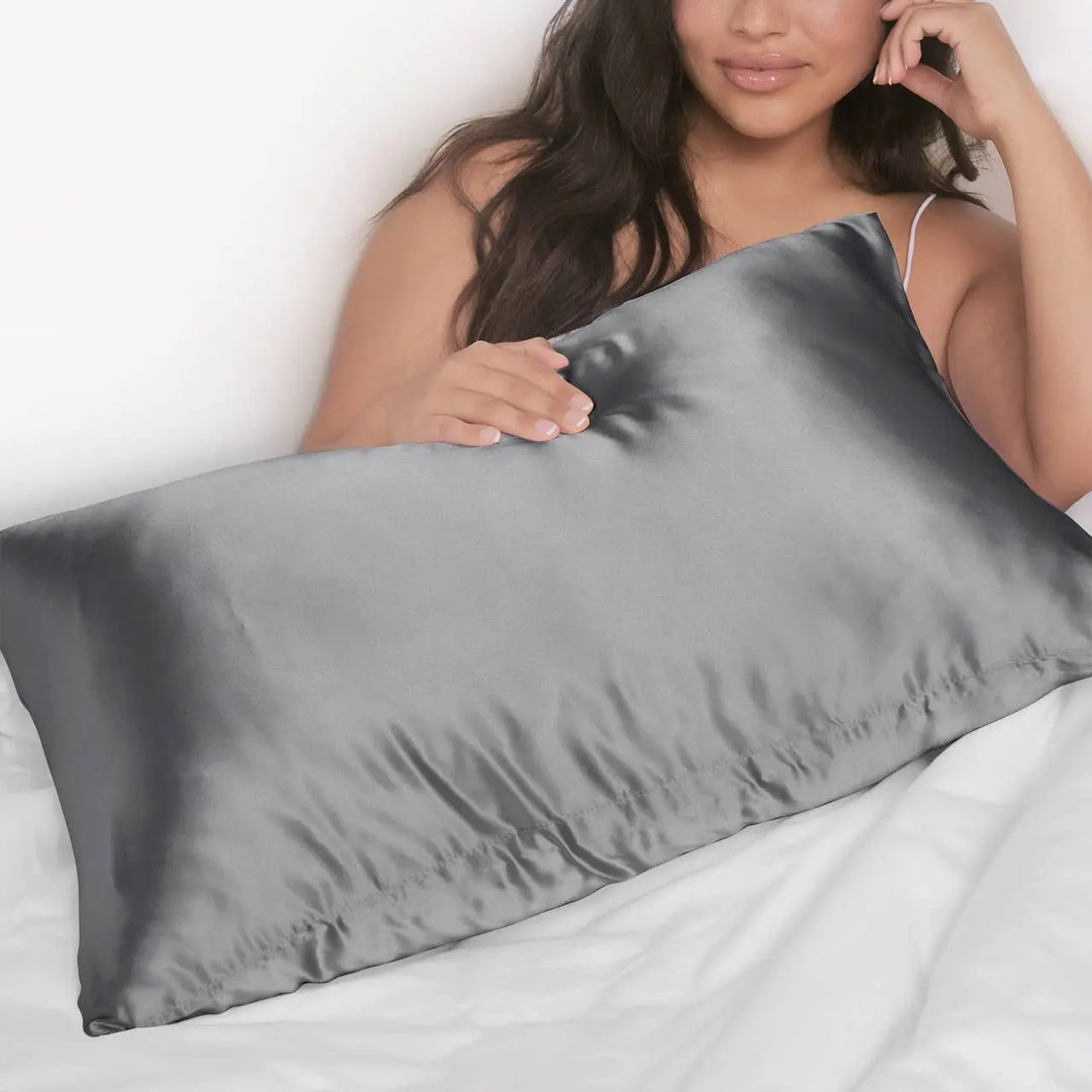 Kitsch Satin Pillowcase King - Charcoal KITSCH Cleanse Face &amp; Body Bar