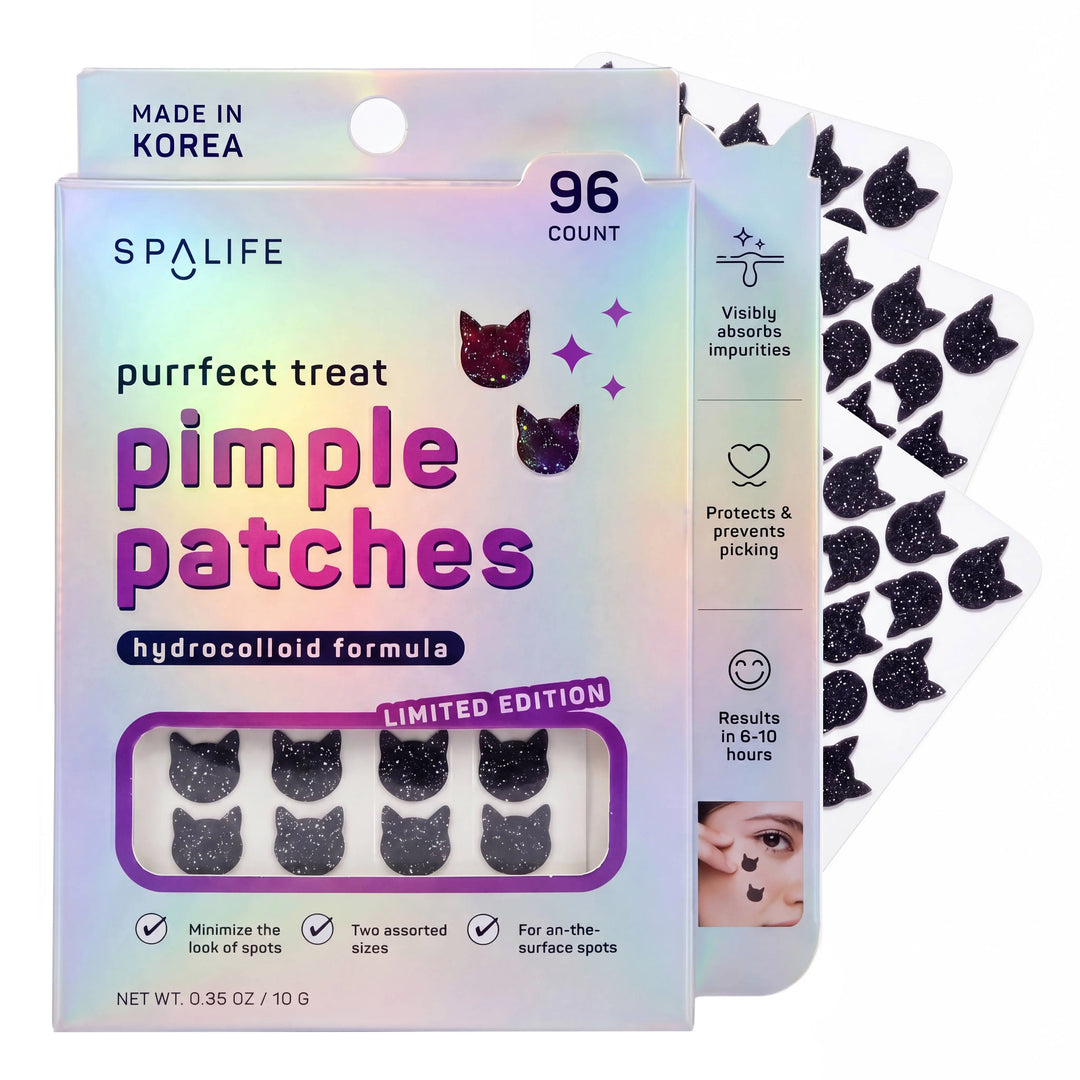 LIMITED EDITION Purrrfect-Treat Hydrocolloid Halloween Pimple Patches My Spa Life Cleanse Face &amp; Body Bar
