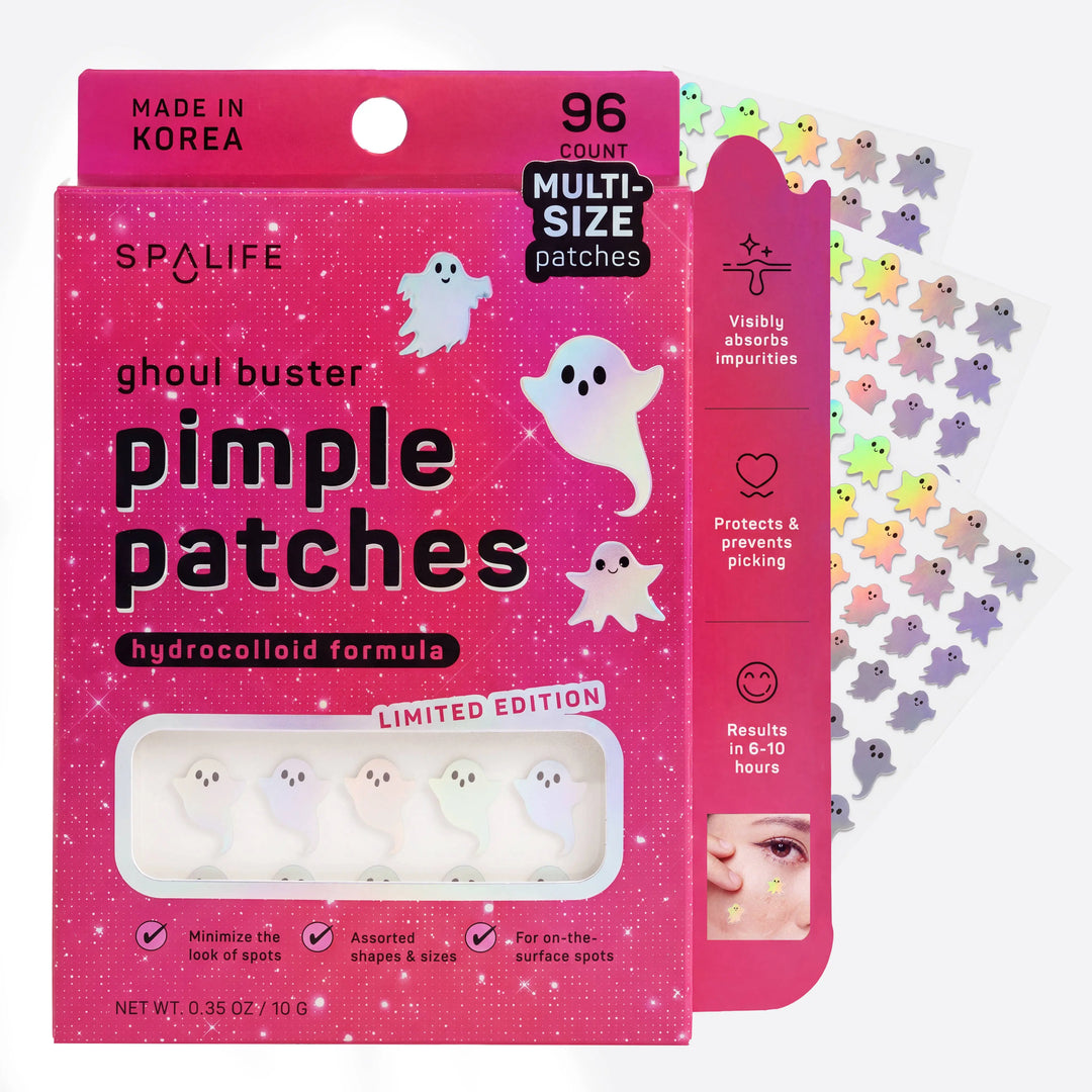 LIMITED EDITON Halloween Ghoul Buster Hydrocolloid Pimple Patches My Spa Life Cleanse Face &amp; Body Bar