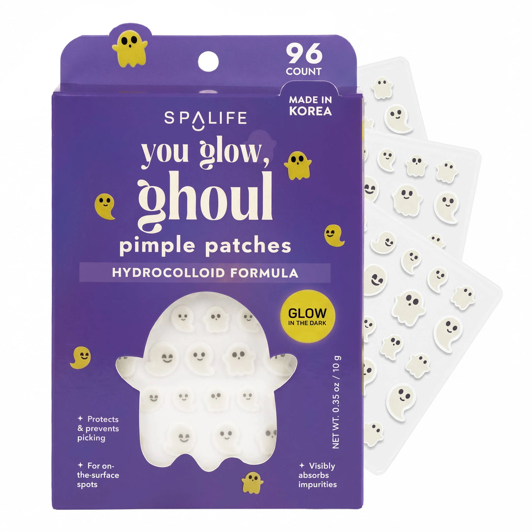 LIMITED EDITON Halloween You Glow Ghoul  Hydrocolloid Pimple Patches My Spa Life Cleanse Face &amp; Body Bar