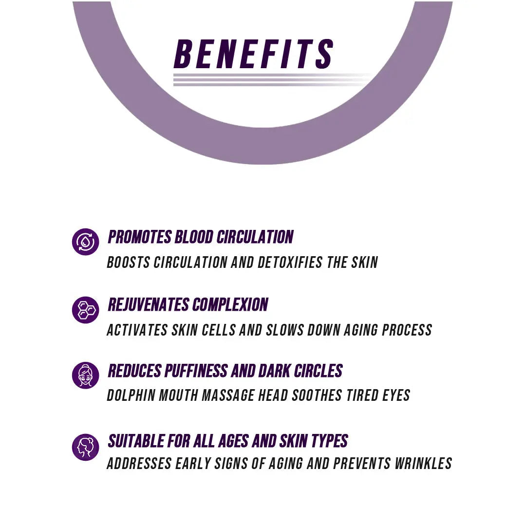 Neck & Face Lifting LED Therapy Device eterus Cleanse Face & Body Bar