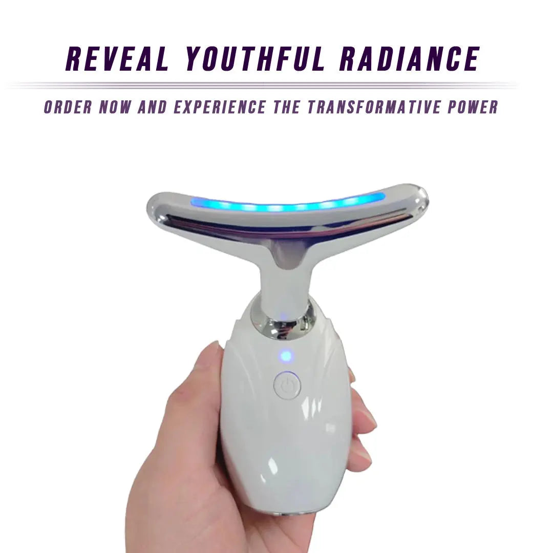 Neck & Face Lifting LED Therapy Device eterus Cleanse Face & Body Bar