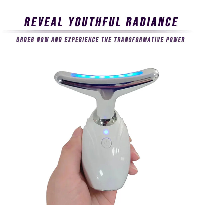 Neck & Face Lifting LED Therapy Device eterus Cleanse Face & Body Bar