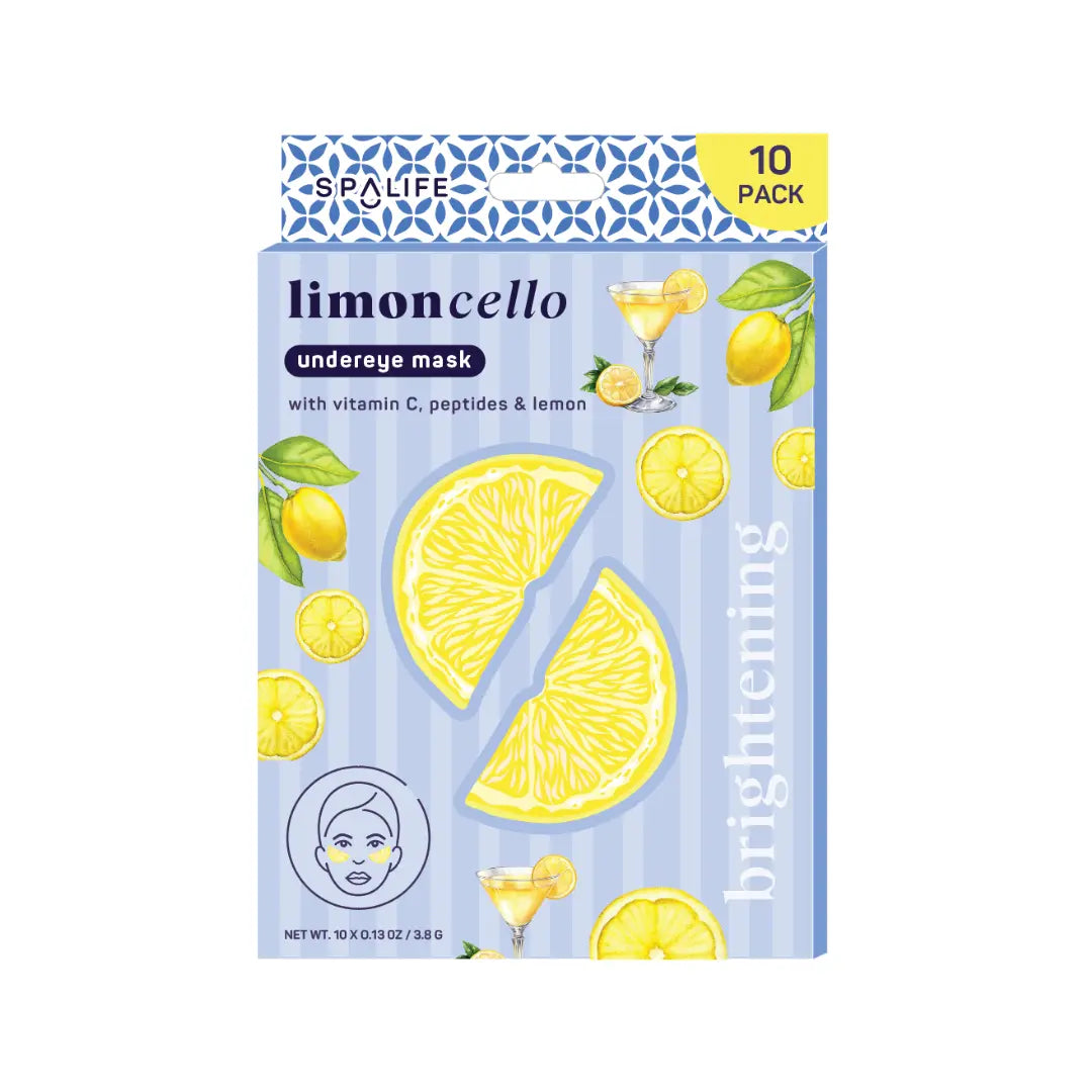 Limoncello Brightening Undereye Masks My Spa Life Cleanse Face & Body Bar