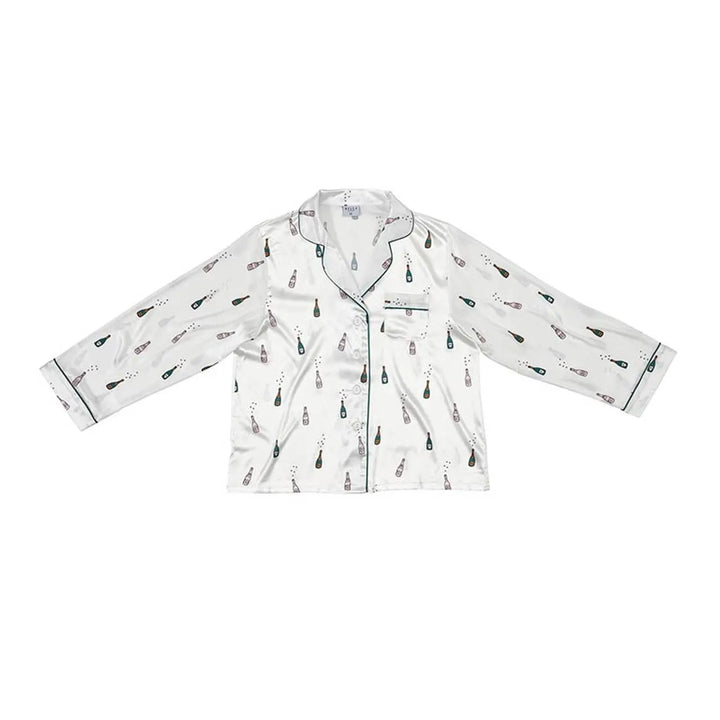 Long Sleeve PJ Set - Champagne: 100% Polyester / Medium Bella Sleep + Spa Cleanse Face &amp; Body Bar