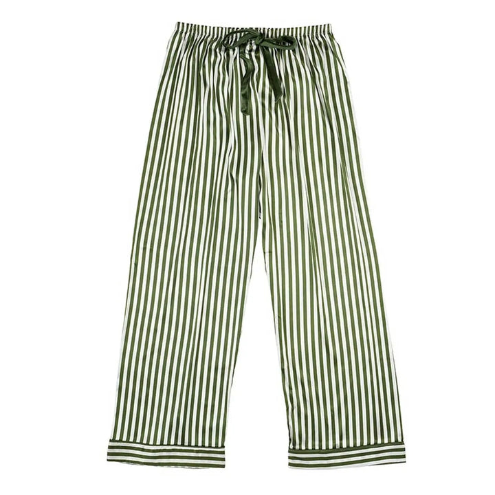 Long Sleeve PJ Set - Green Stripe: 100% Polyester / Large Bella Sleep + Spa Cleanse Face &amp; Body Bar