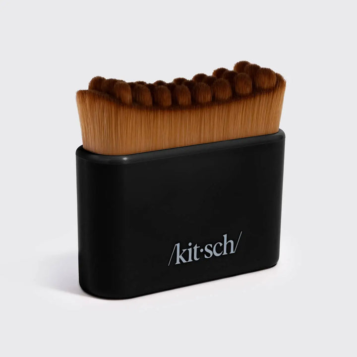 Lymphatic Contour Face Brush - Black KITSCH Cleanse Face &amp; Body Bar