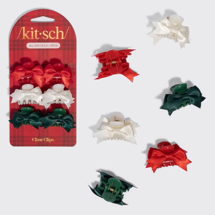 Kitsch Mini Claw Clips 6pc Holiday Set