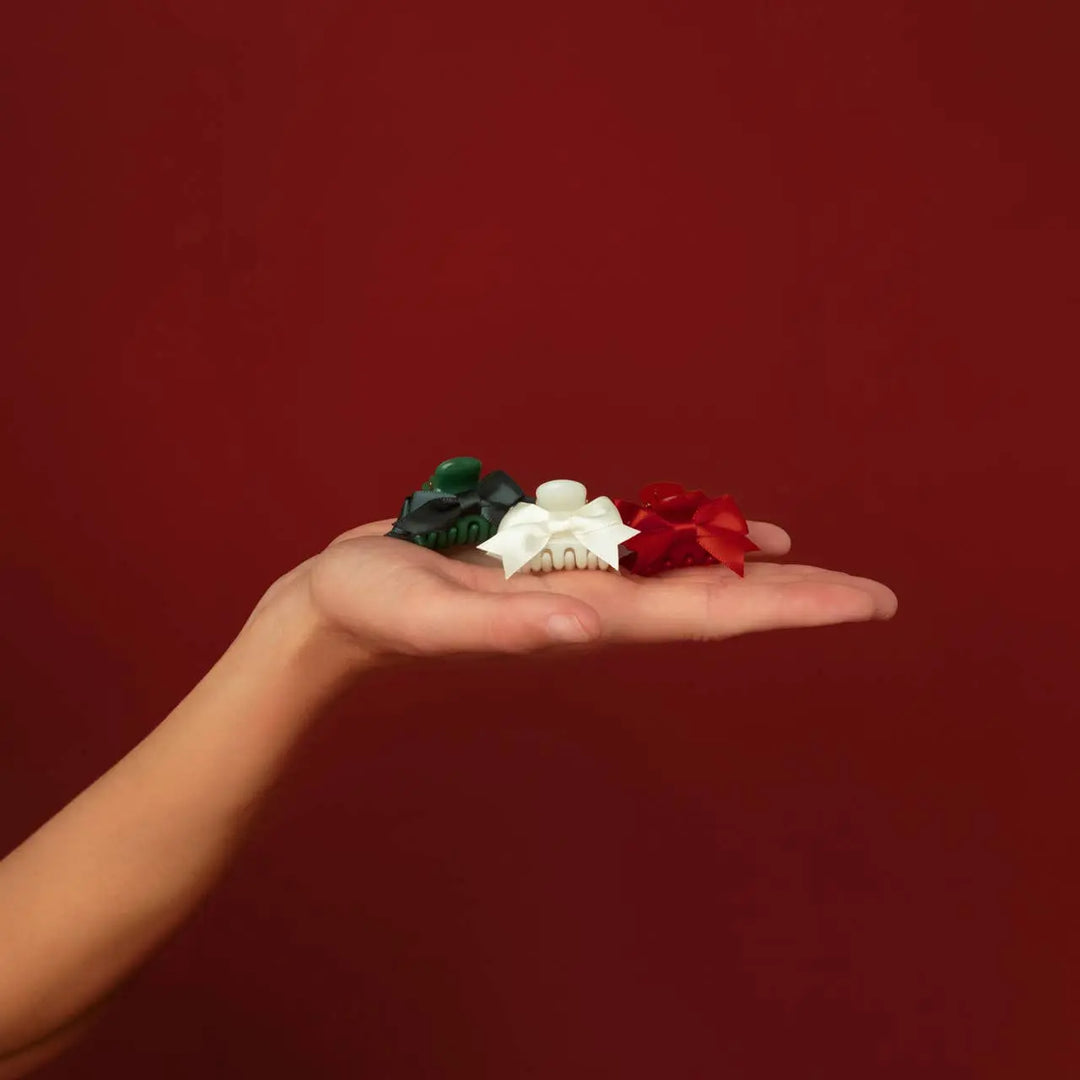 Kitsch Mini Claw Clips Holiday flat lay