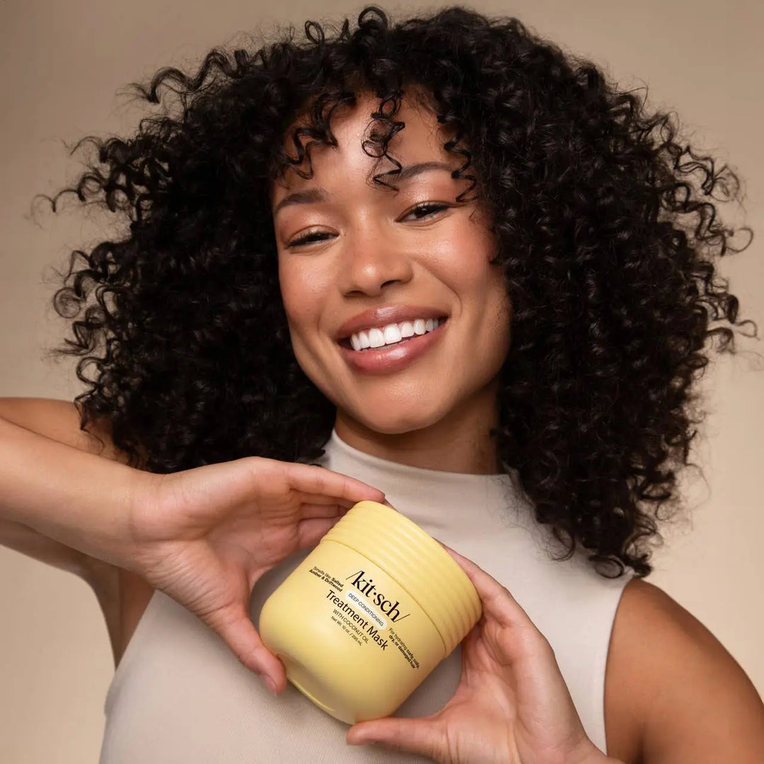 Moisturizing Coconut Oil Deep Conditioning Treatment Mask KITSCH Cleanse Face &amp; Body Bar