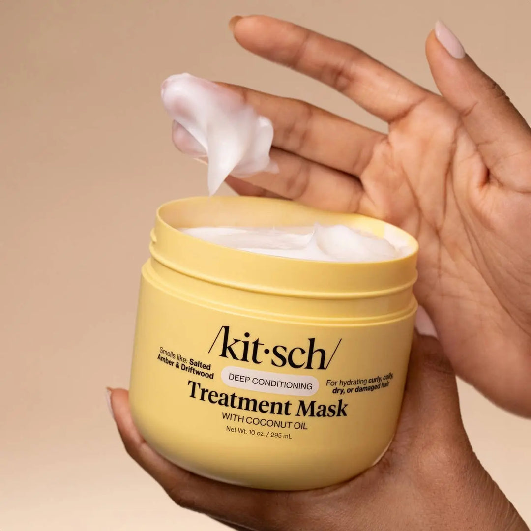 Moisturizing Coconut Oil Deep Conditioning Treatment Mask KITSCH Cleanse Face &amp; Body Bar