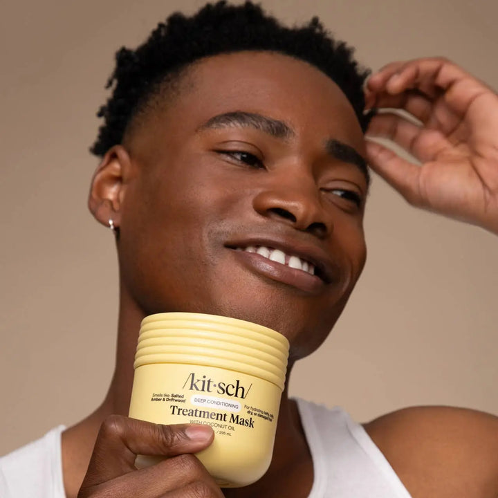 Moisturizing Coconut Oil Deep Conditioning Treatment Mask KITSCH Cleanse Face &amp; Body Bar