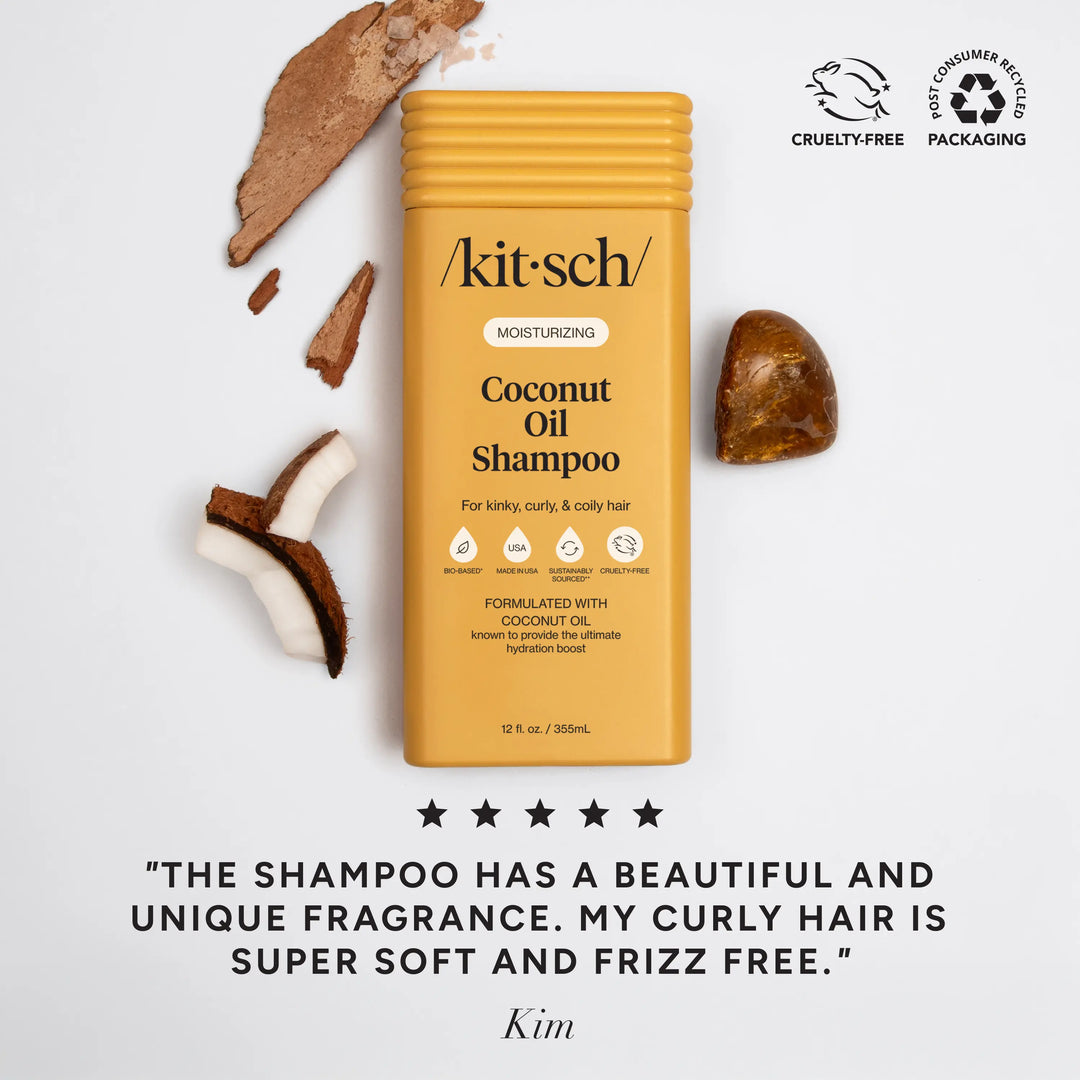 Moisturizing Coconut Oil Shampoo KITSCH Cleanse Face &amp; Body Bar