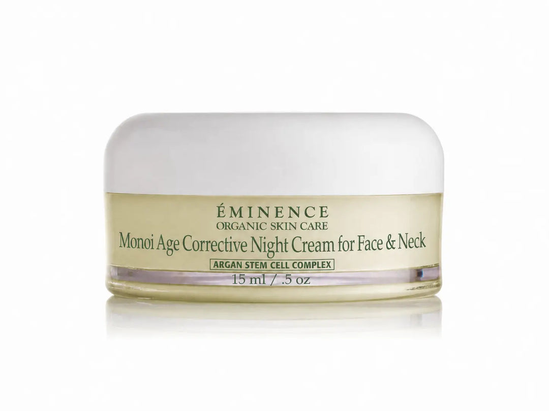Monoi Age Corrective Night Cream for Face &amp; Neck Deluxe Size 15ml cleansefaceandbodybar Cleanse Face &amp; Body Bar