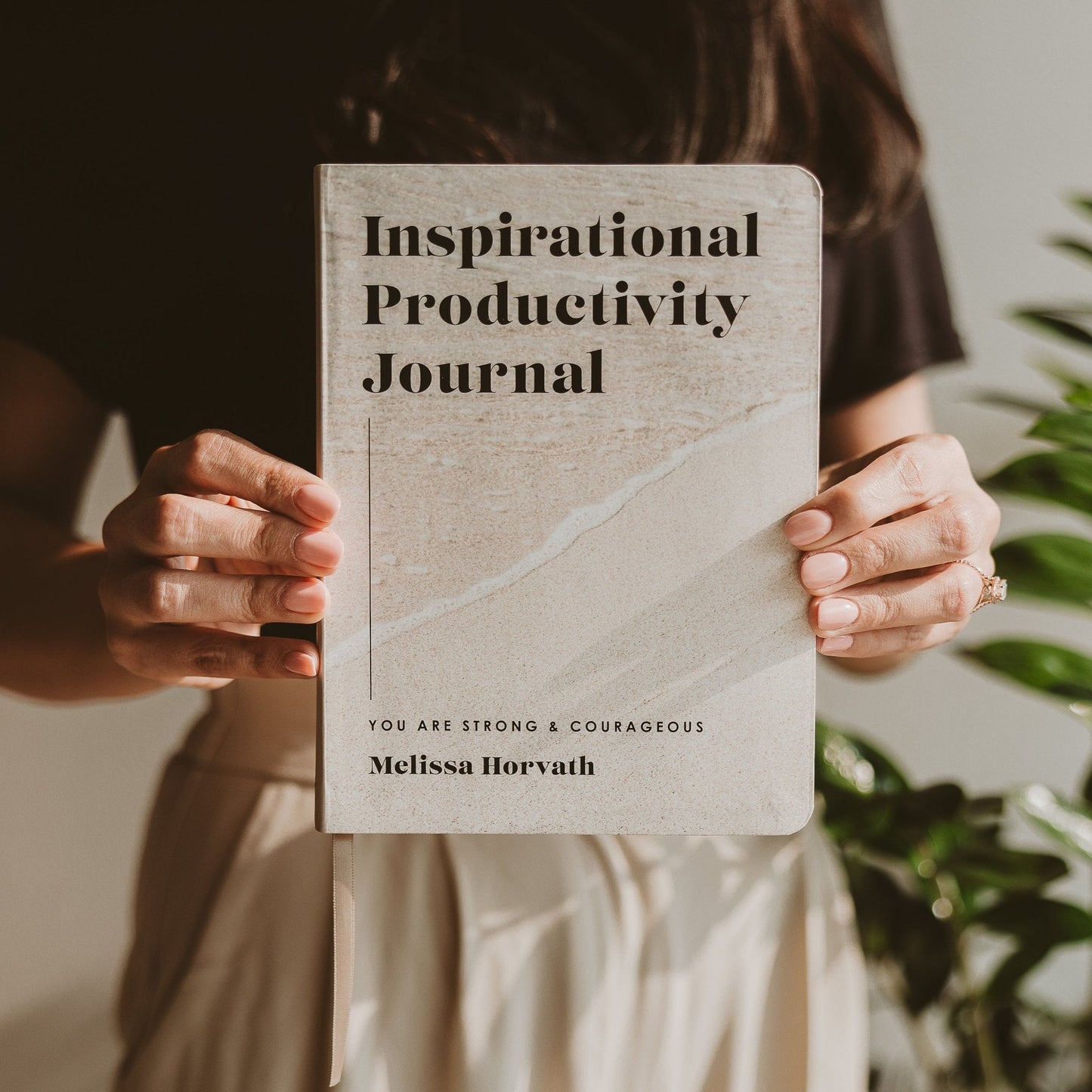 Inspirational Productivity Journal: You Are Strong & Courageous