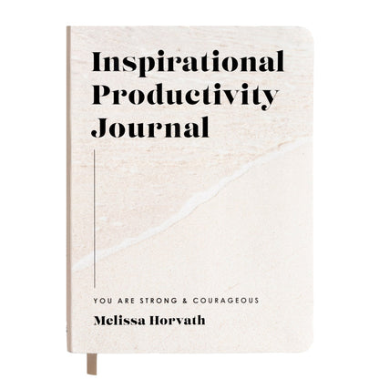 Inspirational Productivity Journal: You Are Strong & Courageous