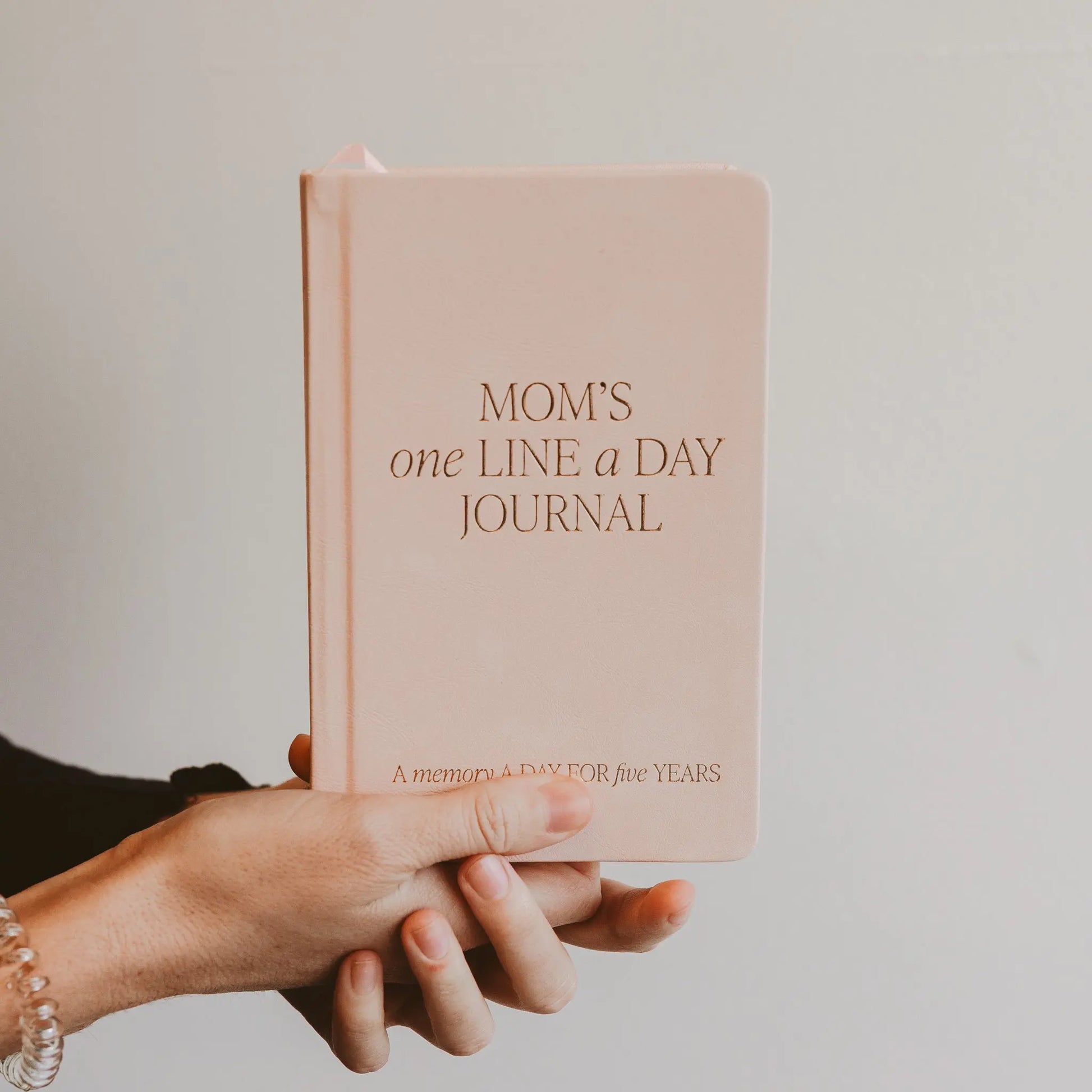 Mom's One Line A Day Leather Journal Sweet Water Decor