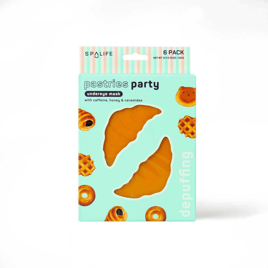 Pastries Party Depuffing Undereye Masks - 6 Pairs My Spa Life Cleanse Face & Body Bar