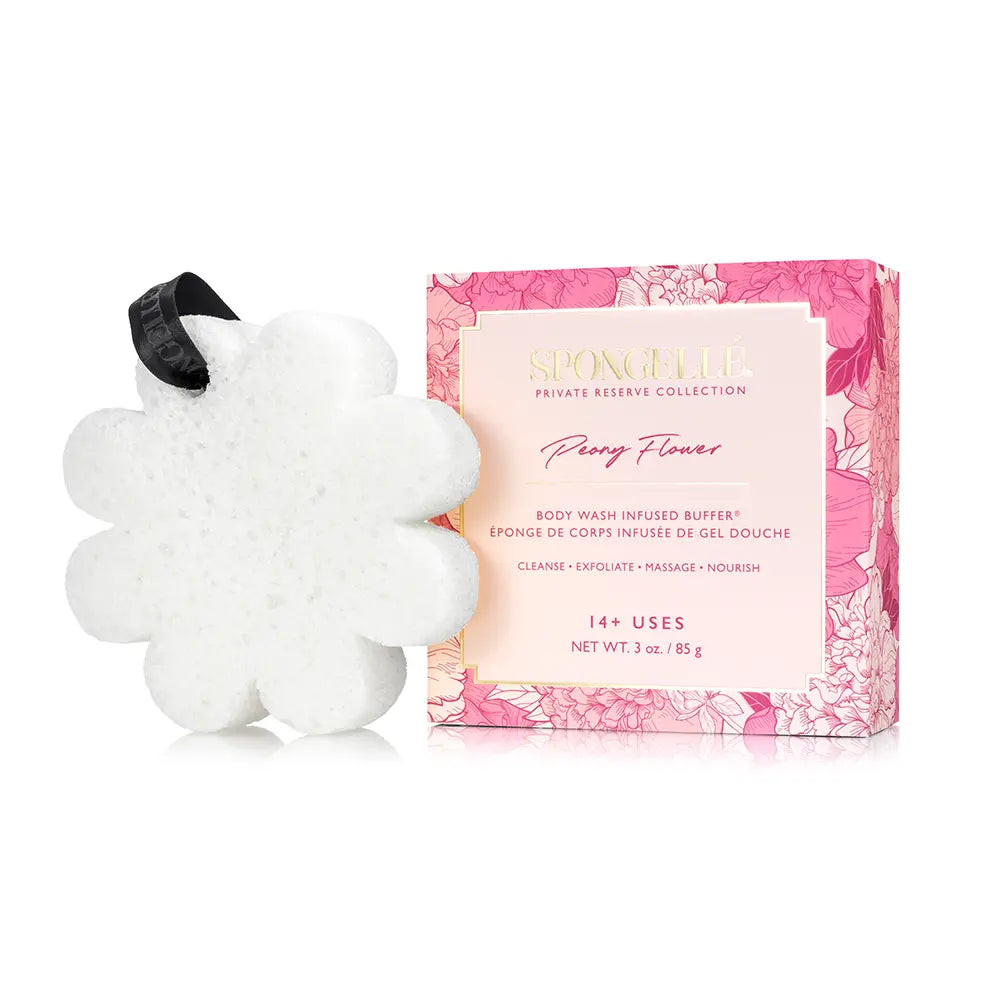 spongelle Peony Flower | Boxed Flower