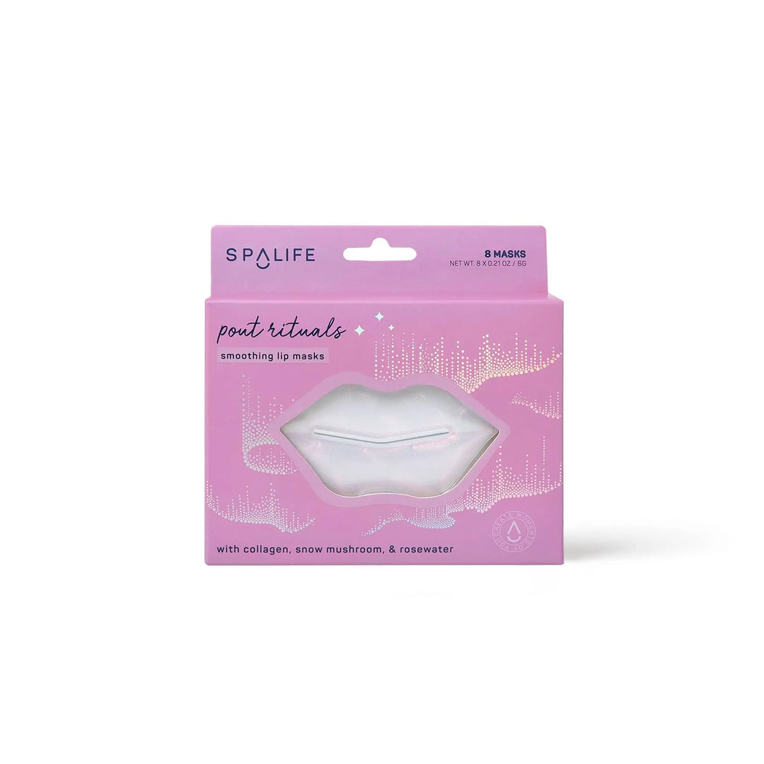 Pout Rituals Smoothing Hydrogel Lip Masks - 8 Pairs My Spa Life Cleanse Face & Body Bar