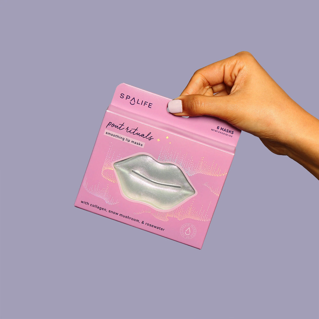 Pout Rituals Smoothing Hydrogel Lip Masks - 8 Pairs My Spa Life Cleanse Face &amp; Body Bar
