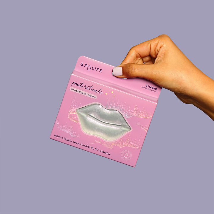 Pout Rituals Smoothing Hydrogel Lip Masks - 8 Pairs My Spa Life Cleanse Face &amp; Body Bar