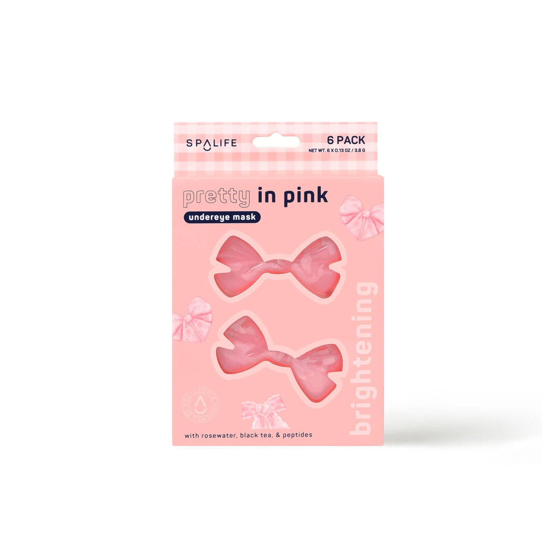 Pretty in Pink! Brightening Undereye Masks - 8 Pairs My Spa Life Cleanse Face &amp; Body Bar